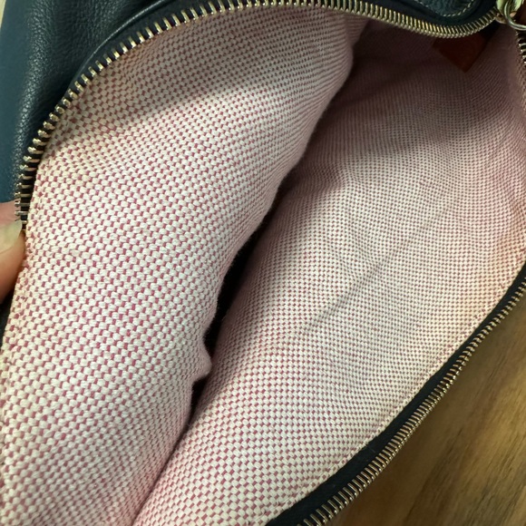 Dooney shoulder Black/Dark Blue Hobo bag - Picture 8 of 10